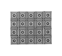 20 chiavi PBT Keycap DSA 1U non incisione per chiave carattere unico per il bottone chiave per Keybo meccanico