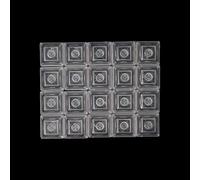 20 chiavi PBT Keycap DSA 1U non incisione per chiave carattere unico per il bottone chiave per Keybo meccanico