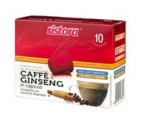 20 CIALDE CAPSULE COMPATIBILI NESPRESSO RISTORA CAFFE GINSENG RESPRESSO