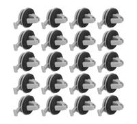 20 Clip A-Pillar per Land Rover per lr3 per lr4 Range Sport OEM | ABS Plastic, White+black, OEM LR053837, Direct Fit No Drilling, For per lr3 05-09, Sport 06-13, per lr4 10-16