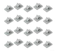 20 clip di fissaggio per tubi dell'acqua per tubi da 6 5 mm e 9 5 mm, supporti in plastica di lunga durata per irrigatori e esigenze idrauliche (6,5 mm)