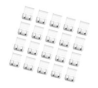20 clip multifunzione per documenti di rapporti, A | Clip trasparenti a pressione per l'organizzazione dei documenti scolastici, clip per documenti leggere per la gestione della