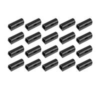 20 clip per cavi autoadesive, clip organizer per cavi, clip per cavi rotondi per scrivania, parete, officina, casa, ufficio, all'aperto, luce (M-nero)