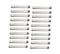 20 clip per orlo, marcatori, cucito, righello in acciaio inox