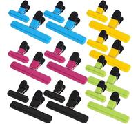 20 clip per sacchetti di patatine, resistenti clip in plastica a molla in 5 colori vivaci per la conservazione e l'organizzazione degli alimenti