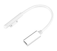 20 cm USB C a Surface Adattatore 45 W 15 V 3 A tipo C femmina a Surface Maschio magnetico compatibile con Microsoft Surface Pro 7/6/5/4/3, Surface Go 3/2/1, Surface Laptop 3/2/1, Surface Book 1