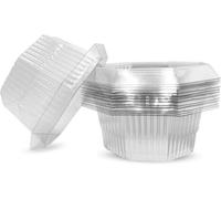 20 Collari Antilumaca Trasparenti 24 cm Protezione Piante Orto Riutilizzabili