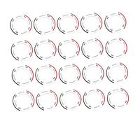 20 collari protettivi universali ad anello per scaldacera da 14 once