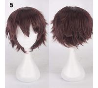 20 colori 30 cm corto parrucche universali nero bianco rosa arancione viola fibra resistente al calore capelli festa in costume parrucca cosplay + retina per capelli K049-5