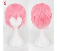 20 Colori Corto Capelli Completo Parrucche Tappo Ciuffi Cosplay Festa Anime