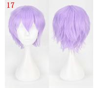 20 Colori Corto Capelli Completo Parrucche Tappo Ciuffi Cosplay Festa Anime