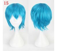 20 Colori Corto Capelli Completo Parrucche Tappo Ciuffi Cosplay Festa Anime