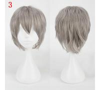 20 Colori Corto Capelli Completo Parrucche Tappo Ciuffi Cosplay Festa Anime