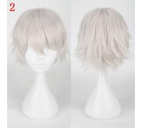 20 Colori Corto Capelli Completo Parrucche Tappo Ciuffi Cosplay Festa Anime