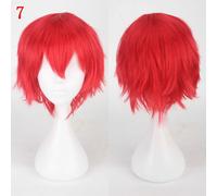 20 Colori Corto Capelli Completo Parrucche Tappo Ciuffi Cosplay Festa Anime