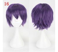 20 Colori Corto Capelli Completo Parrucche Tappo Ciuffi Cosplay Festa Anime