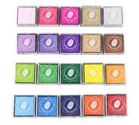 20 Colori Pad Inchiostro Album Scrapbooking Fai -da -te Dipinto Dipingi A Fili Sigillazione Per Bambini