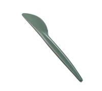 20 Coltelli in Mater-Bi® compostabili verde militare 16 cm