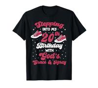 20° Compleanno La Regina Che Fa Un Passo nella Grazia di Dio Maglietta