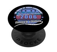 20 ° compleanno settembre 2006 annata 20 anni Legendary PopSockets PopGrip Adesivo