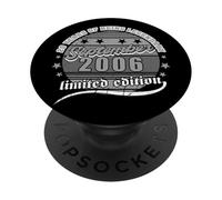 20 ° compleanno settembre 2006 annata 20 anni Legendary PopSockets PopGrip Adesivo