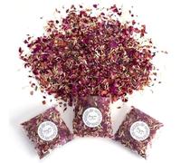 20 Confezioni di coriandoli naturali per matrimonio, 2 LITRI coriandoli di petali di rosa biodegradabili, Coriandoli Nuziali Naturali,Petali secchi matrimonio (20 unità)