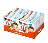 20 CONFEZIONI DI KINDER CIOCCOLATO DA 4 BARRETTE DA 50 GR SNACK PACCO INTERO