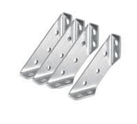 20 Connettori Angolari For Mobili In Acciaio Inox, Staffe Angolari Con Viti, Connettori Angolari For Ripiani Di Mobili(20pcs)