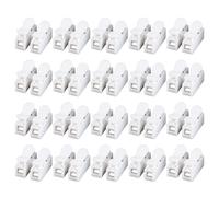 20 connettori per terminali elettrici a connessione rapida, adatti per giunzione dei fili senza sforzo e sicura, facili da installare, connettori per elettricisti