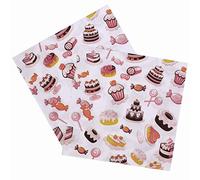 20 Conte tovaglioli di carta Vintage modello floreale, stampa Peonia uccelli decorativi decoupage cena Tea Party doccia Serviettes (Cake & Candy)