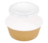 20 coppe SDG insalatiere avana monous. biodegradabili 1200ml CON COPERCHI