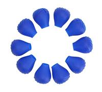 20 Copri Pennelli per Trucco Protezione Portatile in Silicone Blu M, Facile Trasportare per Esterni, Flessibile e Resistente con un Bellissimo Colore Blu
