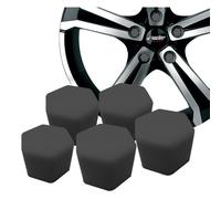 20 copribulloni ruota in silicone NERO Simoni Racing diametro 19mm