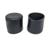 20 coprigambe rotonde in PVC per sedie, ghiere in gomma antigraffio per piedi di tavoli e sedie, riduzione del rumore e protezioni antiscivolo, nero, per diametro da 10 mm a 28 mm