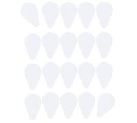 20 cuscinetti per flauto sottili e spessi flauto antislip adesivi in silicone per pollice e bolle di legno, accessori per strumenti