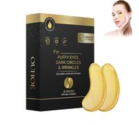 20 cuscinetti per gli occhi, per contro le occhiaie, per gli occhi, per collagene con acido ialuronico, contro gli occhiaie, per le occhiaie, per le rughe e i cerchi scuri e i buffiness, anti