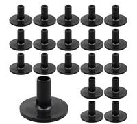 20 Custodie per Piattini - Sostituzione Di Coperture Corte Per Tamburo Da | 1,5 Pollici | Custodie Per Batteria Con Base A Flangia Per Di Set Di Batteria A Percussioni