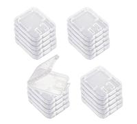 20 custodie per schede micro SD, custodia per schede di memoria, in plastica trasparente, per schede Micro SD, CF, XD, TF, NM e Nano