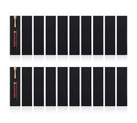 20 Custodie Singole per Penna Con Finestra per Display, Protezione in Carta, Sacchetto per Imballaggio (Nero)