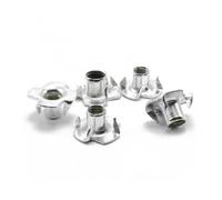 20 dadi a T SUS M2-M10 304, dadi con inserti a quattro punte for mobili in legno(M10x20pcs)