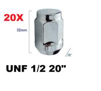 20 dadi per cerchi 1/2 Zollx20 UNF conici per Cadillac Fleetwood Jeep Cherokee C