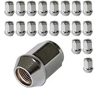 20 dadi ruota collare conico chiuso 60° M12 x 1,5 compatibile con Ford, Chrysler, Toyota, Hyundai, Kia, Honda, Mazda