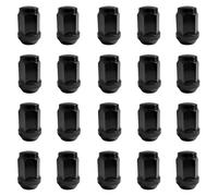 20 Dadi ruota conico chiuso 60° M14x1.5 34mm nero per Jaguar E-Pace X540 E-Pace