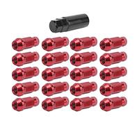 20 Dadi Ruota in Acciaio 50BV30 M12x1.5 - Sostituzione Rosso per e Altri Modelli