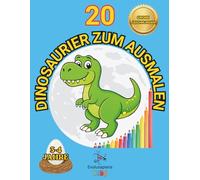20 Dinosaurier zum Ausmalen
