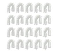 20 ditali da pesca, 11,1 x 10,1 mm, a forma di U, connettori per attrezzatura da pesca, anelli a scatto