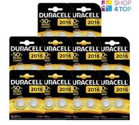 20 Duracell Cr2016 Batterie Al Litio 3V A Bottone Dl2016 Ecr2016 NUOVE