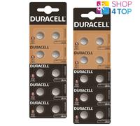 30 Duracell Lr44 Batterie Alcaline A76 V13Ga 76A 1.5V 10Bl Exp 2034 Bolla Nuovo