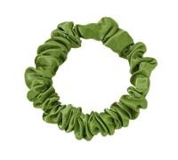 20 elastici per capelli in raso, sottili per capelli, piccoli scrunchies, morbidi e elastici, eleganti accessori per capelli da donna, lunghi o spessi, colore verde