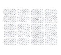 20 Elettrodi di ricambio axion | Compatibili con Beurer e altri Elettrostimolatori TENS ed EMS | Cerotti da 10x5 cm Riutilizzabili e Autoadesivi | Connettore a Bottone da 3,5 mm